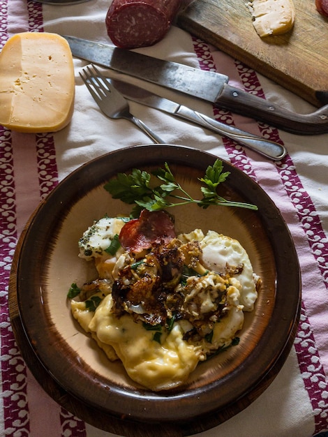 Talerz z polskim daniem